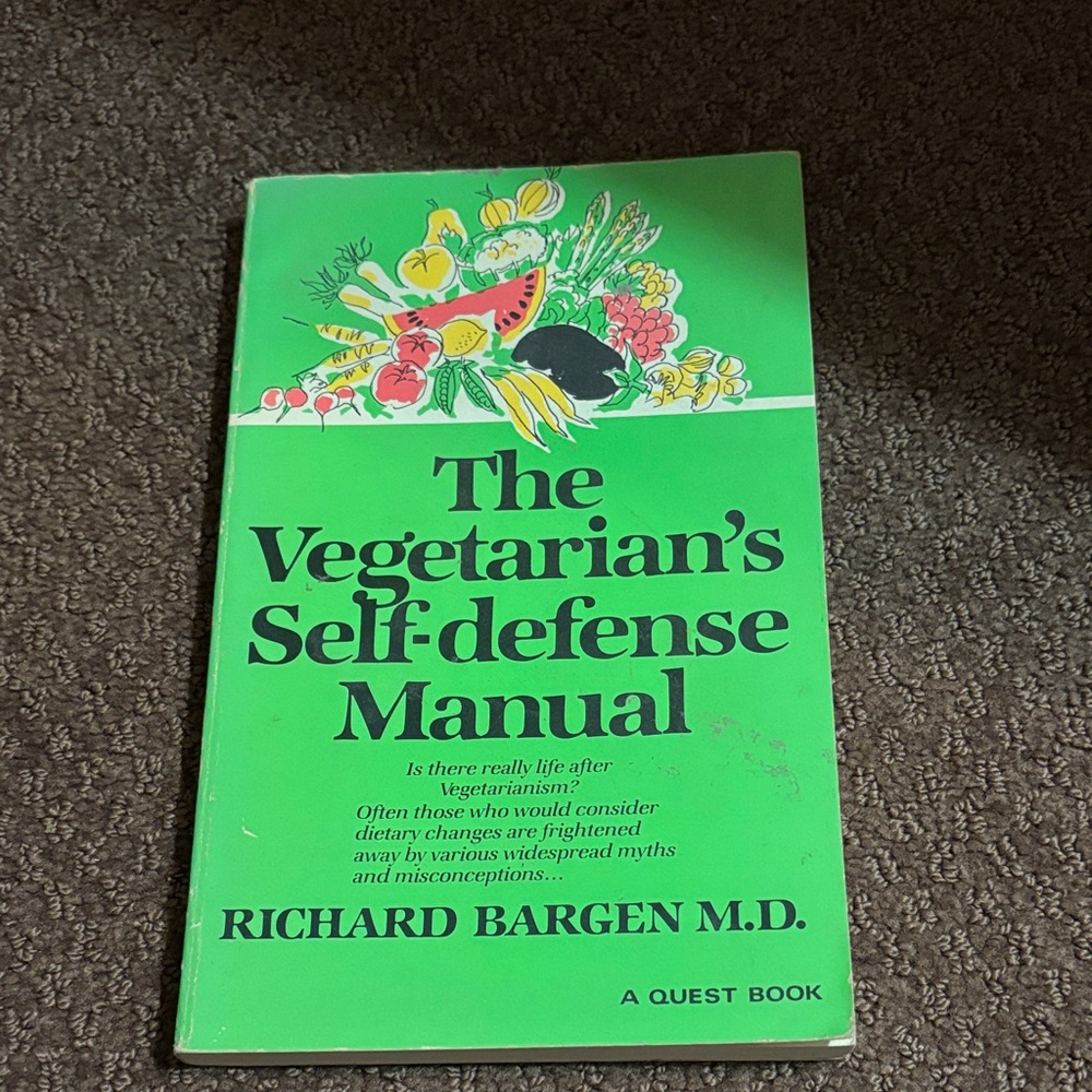 The Vegetarian's Self-defense Manual Book (3 for $20)